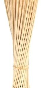 90Pcs Bamboo Skewer Sticks Sturdy Disposable Barbecue Fruit Natural Wood Sticks Party Buffet Food BBQ Tools Accessories(30CM)