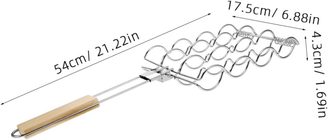 Barbecue Meat Rack Grill Rack Outdoor Barbecue Tool Grilling Basket Corn Holder Easy to Use 2 Barbecue Meat Rack Grill Rack Outdoor Barbecue Tool Grilling Basket Corn Holder Easy to Use - Image 2