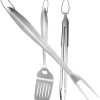12pcs Telescoping Bbq Fork Stainless Steel Roasting Forks for Hot Dogs Marshmallows Vegetables Durable Outdoor Grilling Tools with Handles 4