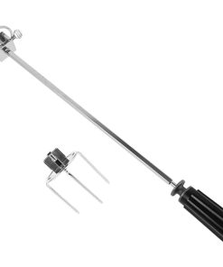BESTonZON 1 Set Rotating Bbq Forks for Chicken Turkey for Home Grilling Outdoor Bbqs and Picnics Lightweight Durable present for Lovers 2