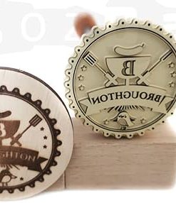 Custom Cake Branding Iron | Meat Branding Iron for Grilling | Meat Brander Personalized | Steak Branding Irons Personalized | Food Branding Iron | BBQ Branding Iron (1.5 inches) 2