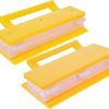 Hand Tools 2pcs Outdoor Portable Kebabs Kebab Supplies Quick Creative Skewers Gadget BBQ Easy Device Maker Barbecue Kitchen Tools Yellow Meat Machine Skewer Accessories Grill Accessories