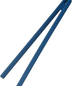 BBQ Tongs, BBQ Food Toast Tongs Trivet Tongs for Kitchen Tongs Non-Slip Cooking Clip Clamp BBQ Salad Tools Grill Kitchen Accessories(Navy Blue)