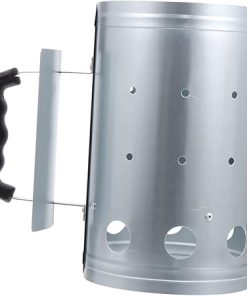 BESPORTBLE Outdoor Portable Charcoal Bucket Chimney Starter BBQ Tool Fast Ignition for Camping Grill