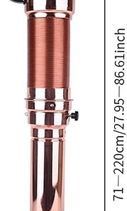 Extendable Barbecue Exhaust Pipe BBQ Chimney Accessories Easy Installation Roast Meat Shop Commercial Use Flexible 71-220cm, Pink 2