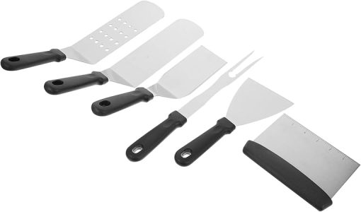 Complete Grill Kit for Outdoor Grill 12pc Stainless Steel Grilling Utensils Set
