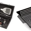 Cuisinart CGS-2010 Premium Grilling Set (10-Piece) and Cuisinart CNW-328 Non Stick 11-Inch, 11 x 11, Grill Wok