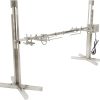 Grill Vertical Stand Kebab Hanger with Drip Tray Skewer Holder 3