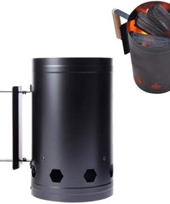 Barbecue Tools Fast Charcoal Ignition Barrel Carbon Stove Outdoor Barbecue Fire Bamboo Chimney Starter
