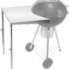 Stanbroil Stainless Steel Work Table Fits All Weber 18", 22", 26" Charcoal Kettle Grills and Other Similar Size Charcoal Kettle Grills -Patent Pending