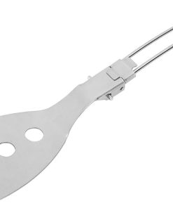 Stainless Folding Chef Spatula, Camping Spatula Folding Barbeque Grill Shovel Frying Stainless Steel Outdoor Cooking Utensil, Mini BBQ Barbecue Combo Tool Spatula