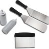 MaGiLL Outdoor BBQ Tools Set Accessories Kit Griddle Grilling Tools Spatulas Set Stainless Steel Grill BBQ Spatula Kit