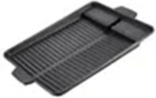 BBQ BBQ Grill Pan Plate 32 X 26cm Portable Non-Stick Coating Butane Gas Stove Cooker Plate Rectangle Barbecue Plate Accessories