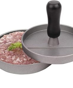2 Sets Aluminum Burger Hamburger Press, Nonstick Burger Patty Maker with Detachable Handle, Burger Mould, Stuffed Burger Maker Kit for BBQ Grill