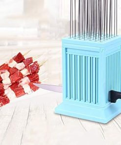 49 Holes Meat Skewer Kebab Maker Box Machine Beef Meat Maker Grill Barbecue Kitchen Accessories BBQ Tools for Camping FP