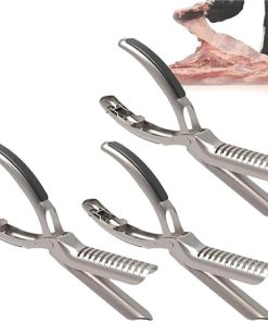 BBQ Rib Skinner, Rib Membrane Remover Stainless Steel Tool Kit, Rib Membrane Removal Kit, Ergonomic Design for, Rib Prep Tools for Easy Rib Membrane Removal(2#)