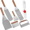 BBQ Barbecue Tool Set, 20 Pieces Stainless Steel Barbecue Accessories with Storage Bag Outdoor Barbecue Grill Kit Friends Grill Barbecue Utensils for Camping and Family P 4
