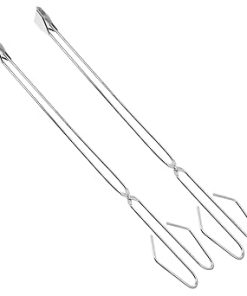 Garbage Clip Scissor Tongs Stainless Steel Tongs Portable up Tool BBQ Grill Accessory Trash Picker for Outdoor Use