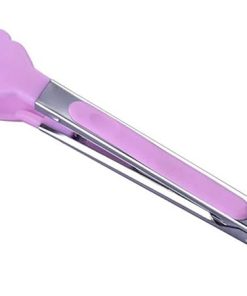 Mini Tongs Silicone Food Tong Stainless Steel Kitchen Tongs Silicone Non-Slip Cooking Clip Clamp BBQ Salad Tools Grill Kitchen Accessories Tongs