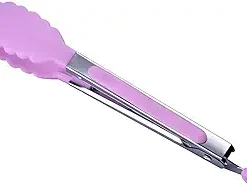 Mini Tongs Silicone Food Tong Stainless Steel Kitchen Tongs Silicone Non-Slip Cooking Clip Clamp BBQ Salad Tools Grill Kitchen Accessories Tongs