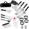 MaGiLL 19 Pack BBQ Accessories Utensils Stainless Steel BBQ Tool Set Outdoor BBQ Tool Set 3