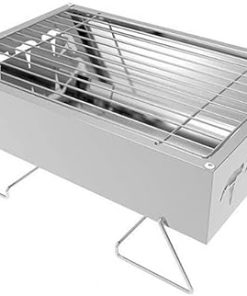 Stainless Steel BBQ Grill Mini BBQ Grill Portable Folding Barbecue Grill Home Camping Cooking Tool BBQ Accessories