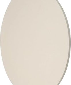 DOITOOL 1pc Pizza Stone Fry Pan oven pizza pie baking tray pizza for barbecue pizza for grill pizza grilling griddle pan bread baking pan Baking Tool cordierite particles ceramics white