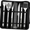 SUPVOX 3sets Metal Spatula Rack Griddle Spatula Accessories BBQ Tool Holder 3pcs*3 3