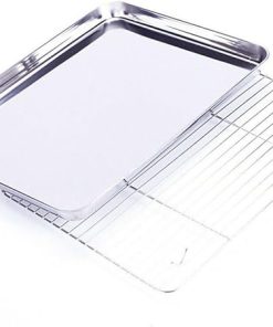 Outdoor BBQ Tool Set Grill Pan for Gas Stove Barbecue Grill Accessory Non-Stick Fry Pan Roasting Tool Compact and Portable