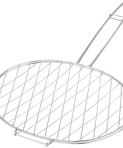 BBQ Net Grill Basket BBQ Grilling Accessories Portable Barbecue Tool for Park for Vegetables Fish