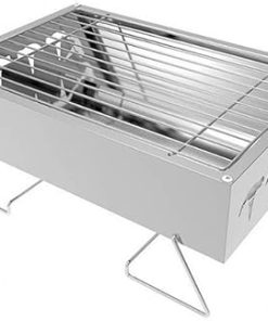 Stainless Steel BBQ Grill Mini BBQ Grill Portable Folding Barbecue Grill Home Camping Cooking Tool BBQ Accessories