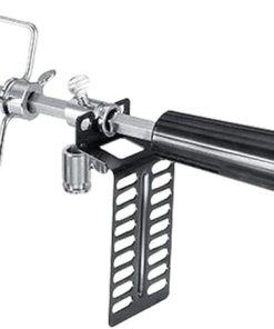 Electric BBQ Grilling Rotisserie Spit Roaster Charcoal Motor Rod Kit with Meat Forks for Pig Chicken Beef Battery Type