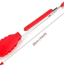 Bag Clips for Food Food Grade Silicone Food Tong Kitchen Tongs Utensil Cooking Tong Clip Clamp Accessories Salad Serving BBQ Tools