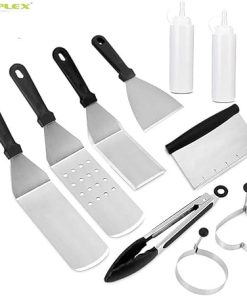 Flat Top Griddle Accessories Kit Outdoor Teppanyaki BBQ Cooking Camping 20Pcs Blackstone Griddle Accessories Set Carry Bag 2