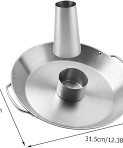 Stainless Steel Chicken Stand Grilling Pan Roaster Tool Chicken Roasting Rack 2