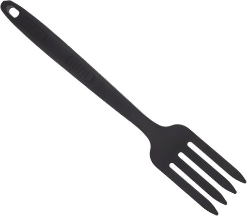 Dinner Forks, 3pcs Silicone Cooking Fork Pasta Spaghetti Server Spoon Home Cooking Fork Salad Tongs Silicone Forks Sphagetti Black Serving Utensils Versatilen Moss Noodle