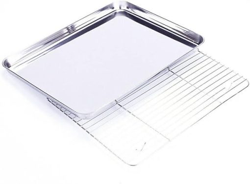 Barbecue Grill Set Fry Pan Non-Stick Plate Roasting Tool Compact for Outdoor Grilling Accessories