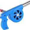 Hand Crank Blacksmithing Forge Blower - Manual BBQ Blower, Manual BBQ Blower, Mini Hand Crank Fan Air Blower, Grill Picnic Camping Stove Accessories, For Barbecue Fire Bellows Hand Crank Tool