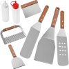 Outdoor Barbecue Tools Stainless Steel Set 22pcs Grill Tools BBQ Tools Accessories Fork Shovel Brush Spatula for Home or Camping 3
