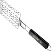Shark BBQ Tongs Set (Two Pack) 17 In Grill Tongs and Meat Turners for Barbecue Grilling on Gas & Charcoal Grills – Two Black 4