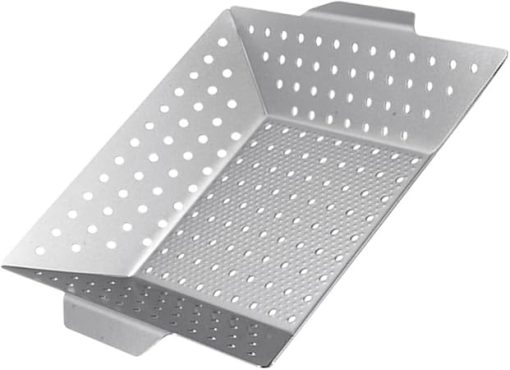 Portable BBQ Grill Tray Grilling Tray for Outdoor Grill Charcoal Accessory