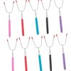 GANAZONO 4 Sets Grill Meat Stick Barbecue Stick Tool Easy-Clean Stainless Steel U-Shaped Fork for Outdoor