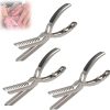 BBQ Rib Prep Tool Membrane Remover, Stainless Steel Rib Prep Tools Kit for BBQ Enthusiasts, Rib Membrane Removal Tool Ergonomic Design, Dishwasher Safe BBQ Accessory(3pc) 4