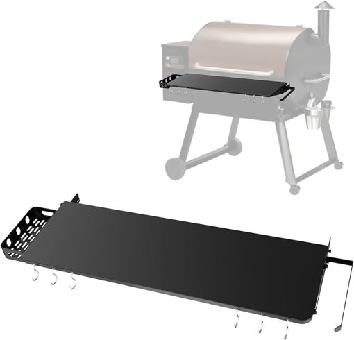 Folding Shelf for Traeger Grills Pro 34, Eastwood 34, Texas Elite 34, Century 885, Grill Accessories-Folding Shelves for Traeger pro 34 accessories, Replacement for BAC363 Folding Shelf, 37" x 12"