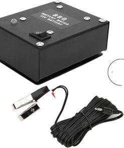 AVIMYA 12V DC 3rpm BBQ Grill Rotating Motor Electric Barbecue Rotisserie Gear Box BBQ Rotary Engine DIY Grilling Accessories and Parts (Color : US Plug)