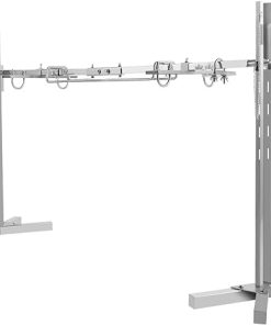 Large Whole Stainless Steel Lamb Pig Hog Chicken Grill Rotisserie Roaster Spit Rod BBQ Motor Kit