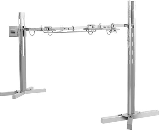 Large Whole Stainless Steel Lamb Pig Hog Chicken Grill Rotisserie Roaster Spit Rod BBQ Motor Kit