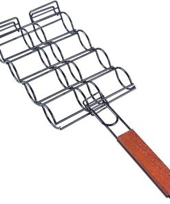 Corn Grill Grilling BBQ Holder Barbecue Rack Accessories Fish Barbeque Clip Portable Stainless Steel Outdoor Barbecue Rack 2