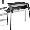 BESPORTBLE 3pcs Outdoor Bbq Grill Accessories High Performance Stainless Steel Grate Bbq Tool Family-friendly Picnic Accessory 4