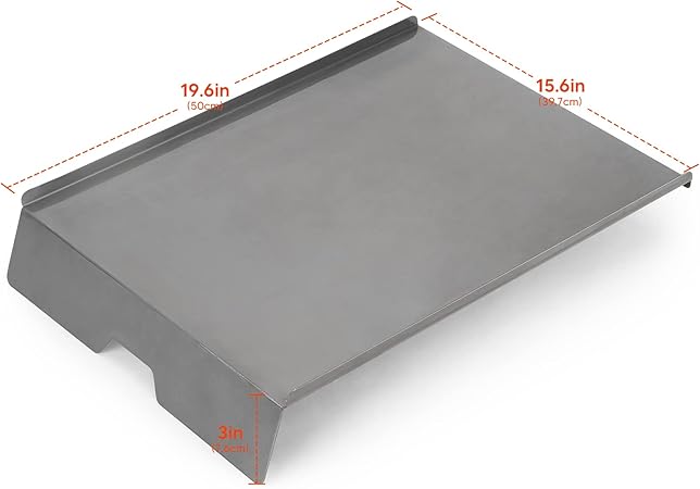 Stanbroil Steel Drip Pan Heat Baffle Replacement for Traeger Pellet Smoker Grill, Newer Lil’ Tex, Lil’ Tex Elite, Lil’ Tex Pro, Pro Series 22 BAC-012 2 Stanbroil Steel Drip Pan Heat Baffle Replacement for Traeger Pellet Smoker Grill, Newer Lil' Tex, Lil' Tex Elite, Lil' Tex Pro, Pro Series 22 BAC-012 - Image 2